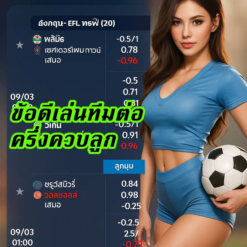 ข้อดีและข้อเสียของราคาบอล 0.75